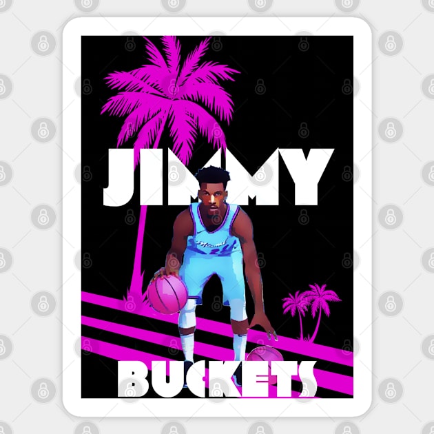 Jimmy Buckets Basketball Sticker by Buff Geeks Art